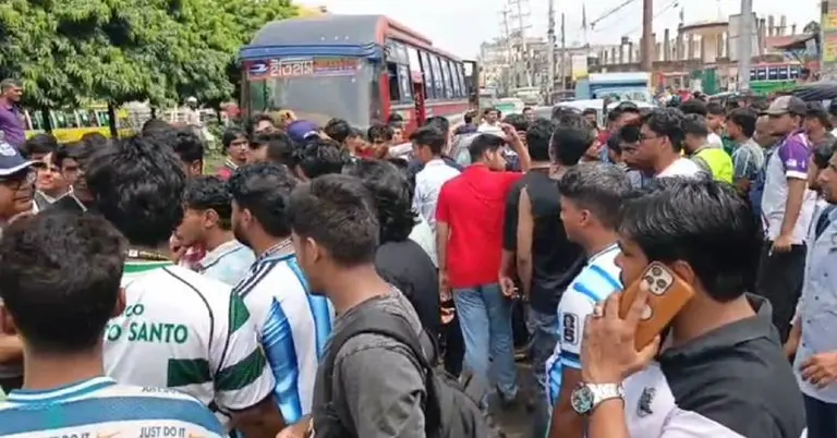 সাভারে শিক্ষার্থীদের আন্দোলন